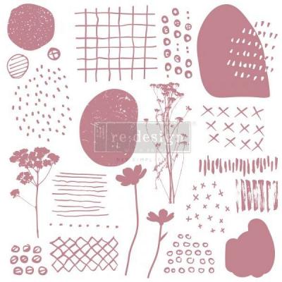 Prima Marketing Re-Design Clear Stamps - Abstract Scribbles